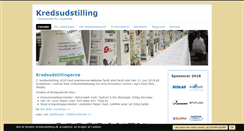 Desktop Screenshot of kredsudstilling.dk