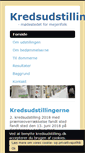 Mobile Screenshot of kredsudstilling.dk